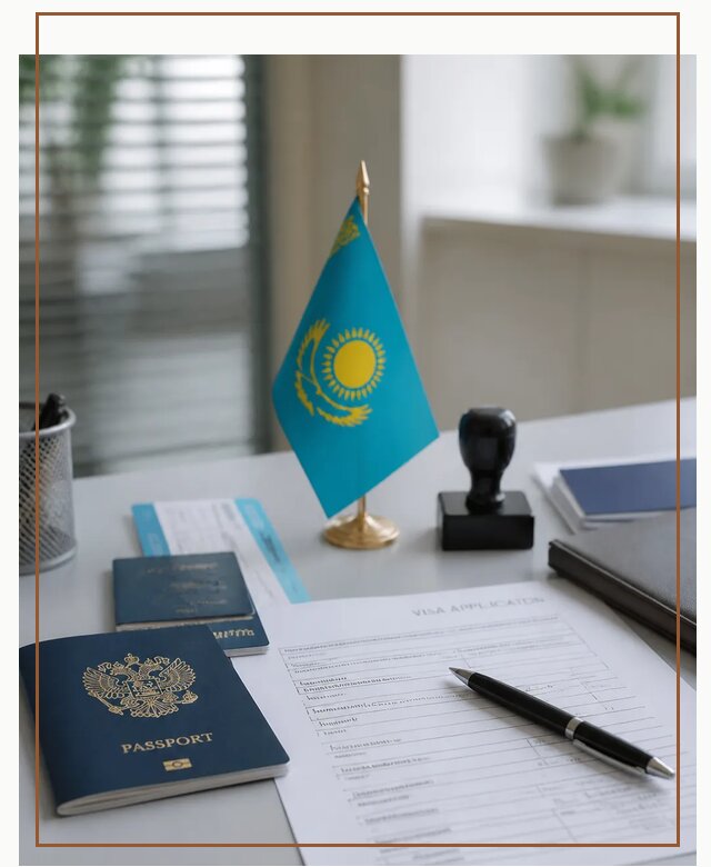 Оформление визы в Казахстан для поездки и работы в Энгельсе