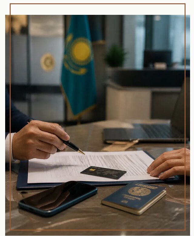 Открытие счета и банковской карты в Казахстане в Энгельсе